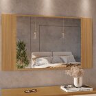 Painel Versátil Para Tv Até 32 Polegadas Com Espelho Carvalho