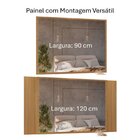 Painel Versátil Para Tv Até 32 Polegadas Com Espelho Carvalho