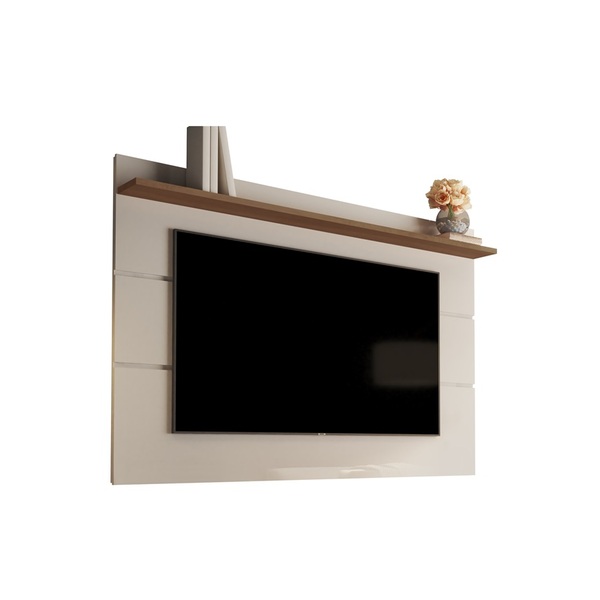 Painel Vivare 1.36 Off White/freijó - Giga Móveis