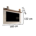 Painel Vivare 1.6 Off White/freijó – Giga Móveis