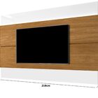 Painel Wall Limit 2.18 Branco/nature - Tebarrot Móveis