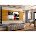 Painel Wall Limit 2.18 Off White/nature - Tebarrot Móveis