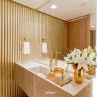 Painel Waves 155 Santa Luzia Br 15cm - Champanhe - Champanhe