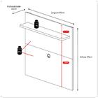 Painel Yan Tv 27 29 32 Polegadas Prateleira Superior Inferior