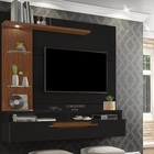 Painel Zeus 1.8 Preto/canela – Carmolar Móveis