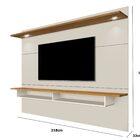 Painel Zeus 2.18 Off White/nature - Tebarrot Móveis