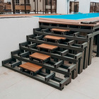 Palanque para Deck Plástico 6x240cm Bruto In Brasil Madeira Plástica