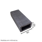 Palanque para Deck Plástico 6x240cm Bruto In Brasil Madeira Plástica