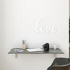 Palavra Decorativa De Parede Em Mdf Love Branco