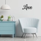 Palavra Decorativa Love Lettering Para Parede - Laqueado 6mm