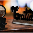 Palavra Gratidão E Suporte Celular Decoração De Mesa