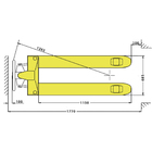 Paleteira Transpallet Manual Mtp 2.0ton X 685 Tandem Roda Nyl