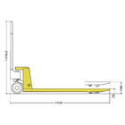 Paleteira Transpallet Manual Mtp 2.0ton X 685 Tandem Roda Nyl