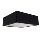 Palfon Quadrado De Aluminio Preto 20cm