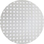 Palha Indiana Sextavada Sintética Branca 50cm - Por Metro