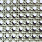 Palha Sintética Sextavada Prata Cinza 2,5 Metros