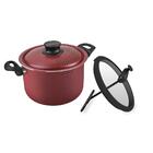Panela 3 Em 1 De Alumínio Paris Vermelho Tramontina 20598710