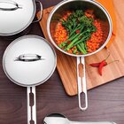 Panela Aço Inox 1 Cabo Allegra Prata 19 Cm Tramontina