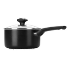 Panela Antiaderente 18 Cm Indução Com Tampa Preto Induct Mult