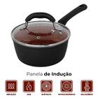 Panela Antiaderente Cerâmica De Indução 18cm Brinox Select Pr