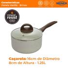 Panela Antiaderente Cerâmica Vanilla 16cm Brinox
