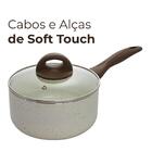 Panela Antiaderente Cerâmica Vanilla 16cm Brinox