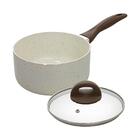 Panela Antiaderente Cerâmica Vanilla 18cm Brinox