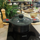 Panela Antiaderente De Pó De Mármore Com Cabo Removível Cazar