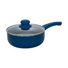 Panela Antiaderente Revestimento Cerâmico Genebra Blue 16cm -