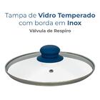 Panela Antiaderente Revestimento Cerâmico Genebra Blue 18cm -