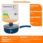 Panela Antiaderente Revestimento Cerâmico Genebra Blue 18cm -