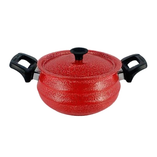 Panela Bojuda Alumínio Fundido Craqueada Alça Baquelite Verme