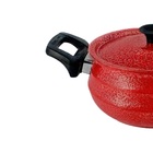 Panela Bojuda Alumínio Fundido Craqueada Alça Baquelite Verme