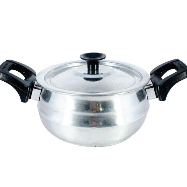 Panela Bojuda Alumínio Fundido Polida Alça Baquelite N06