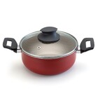 Panela Caçarola Alumínio Número 16 1500ml Cor Vermelho