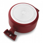 Panela Caçarola Antiaderente Vermelha Com Tampa 18cm