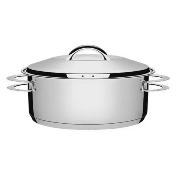 Panela Caçarola Baixa Com Tampa 20 Cm Inox Tramontina Premium