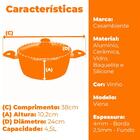 Panela Caçarola De Indução Viena Vinho Revestimento Cerâmica