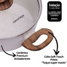 Panela Caçarola Indução Revestimento Cerâmica Style Cook Márm