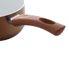 Panela De Alumínio Revestida Em Cerâmica E Cabo De Silicone C