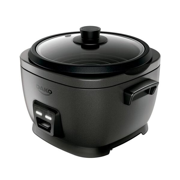 Panela De Arroz Elétrica Dako 700w Com 4 L 10 Xícaras Cinza 2