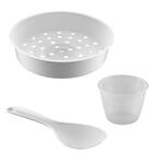 Panela De Arroz Glass Inox Bpa12v Britânia Vermelha 110v