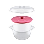 Panela De Arroz Para Microondas Pla0641 -euro Home - Vermelho