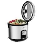 Panela De Arroz Philco Visor Glass Inox, 10 Xícaras De Arroz,