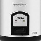 Panela De Arroz Philco Visor Glass Inox, 10 Xícaras De Arroz,