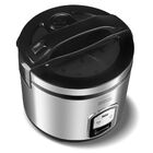 Panela De Arroz Philco Visor Glass Inox, 10 Xícaras De Arroz,