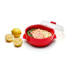 Panela De Cozimento A Vapor Para Microondas Electrolux Sem Ól