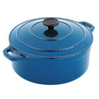 Panela De Ferro Fundido Azul 6 3 Litros Chasseur