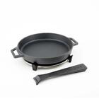 Panela De Ferro Fundido Ooni Skillet 25cm Com Base Em Aço Inox