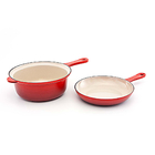 Panela De Ferro Multifunção 22cm Oficial Le Creuset Vermelha